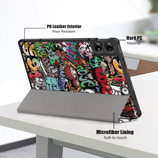 Husa pentru Xiaomi Redmi Pad Pro / Pad / Pad Pro 5G, Techsuit, FoldPro Urban Vibe, Multicolor