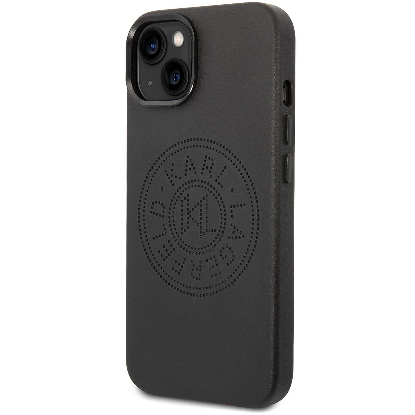 Husa pentru Apple iPhone 14 Plus, Karl Lagerfeld, Perforated Logo, Neagra
