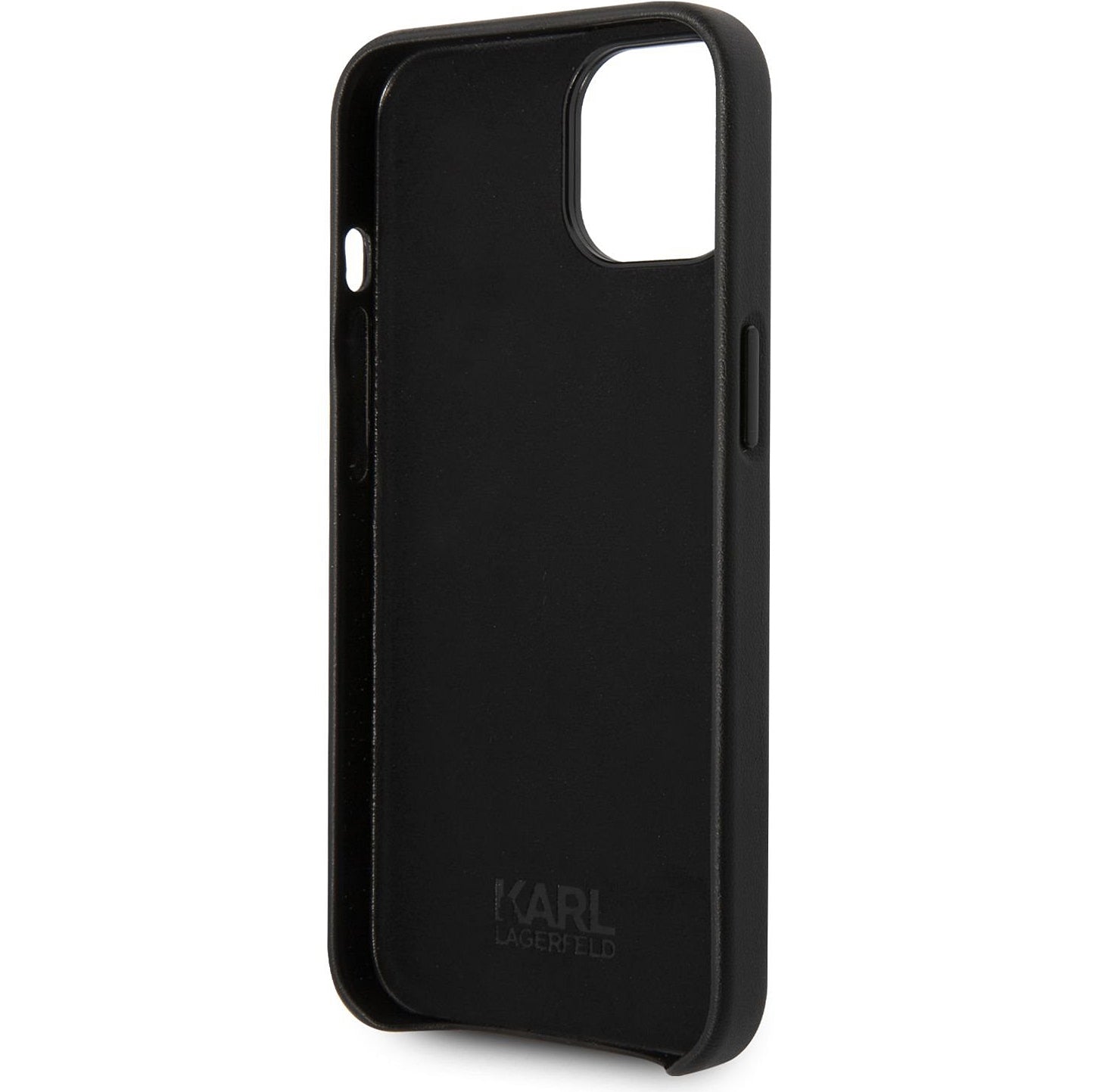 Husa pentru Apple iPhone 14 Plus, Karl Lagerfeld, Perforated Logo, Neagra
