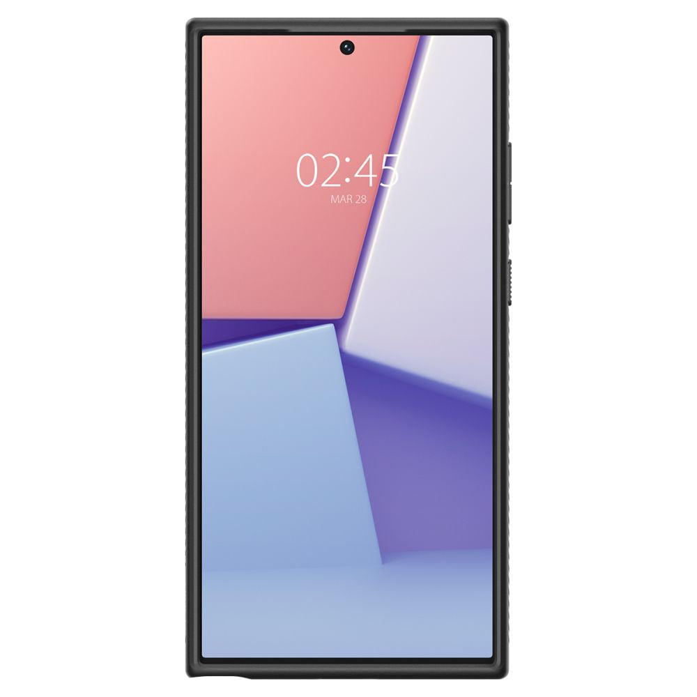 Husa pentru Samsung Galaxy S23 Ultra S918, Spigen, Liquid Air, Neagra Mata ACS05614