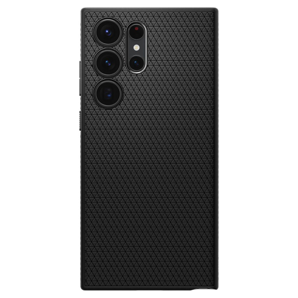 Husa pentru Samsung Galaxy S23 Ultra S918, Spigen, Liquid Air, Neagra Mata ACS05614