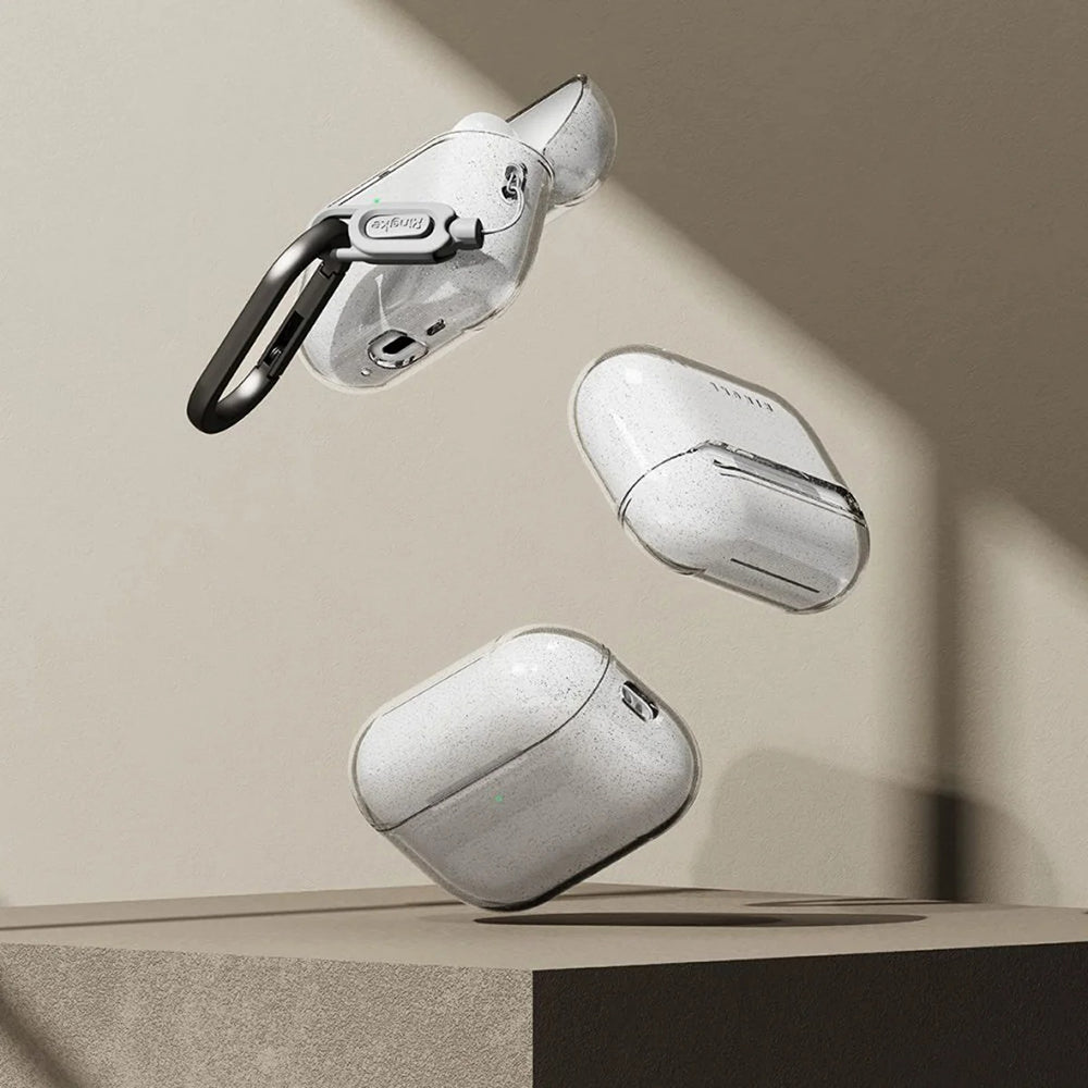 Husa Ringke Air Glitter pentru Apple AirPods Pro 3, Transparenta