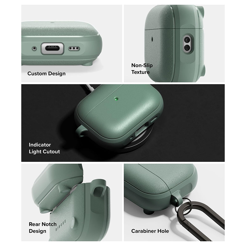 Husa Ringke Onyx Magnetic pentru Apple AirPods Pro 3, Verde