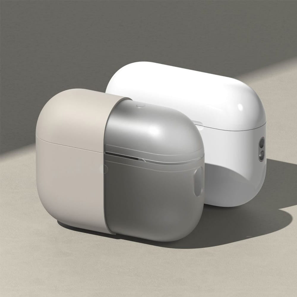Husa Ringke pentru Apple AirPods Pro 3, Crem