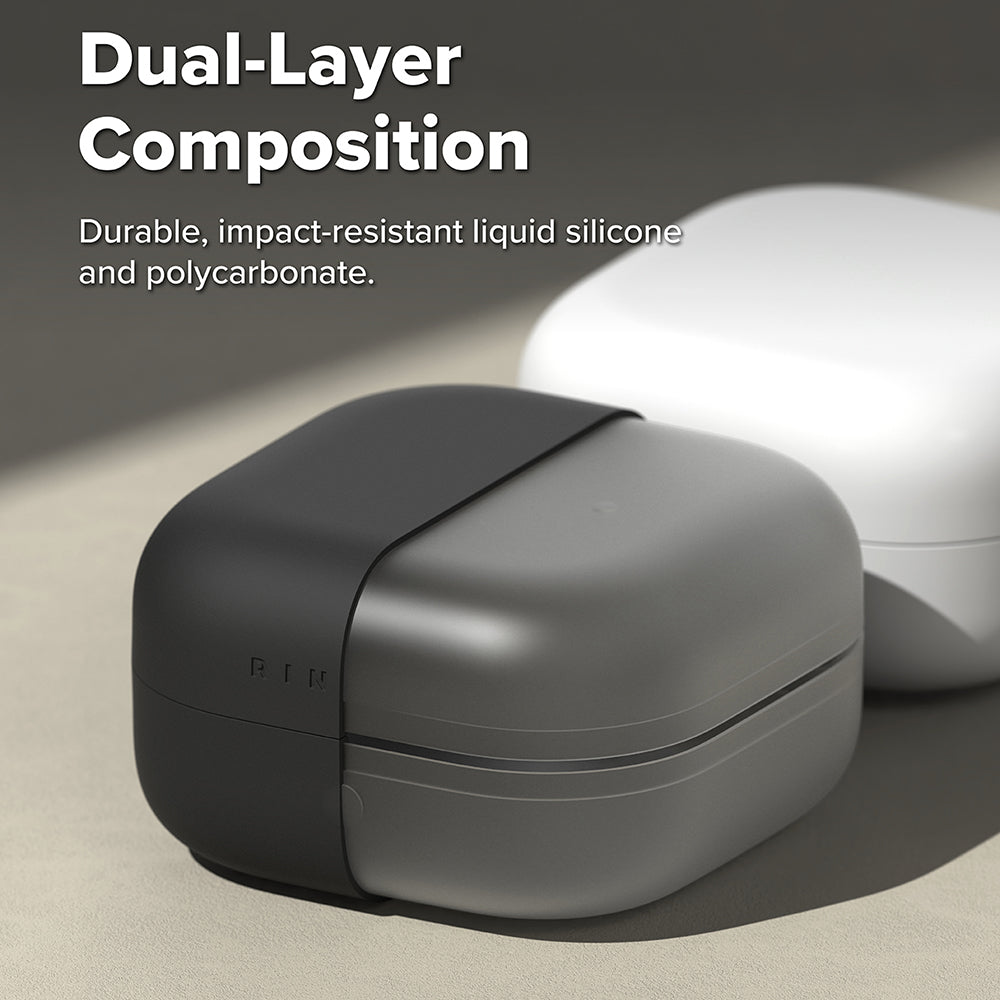 Husa Ringke pentru Samsung Galaxy Buds4 / Buds4 Pro, Neagra