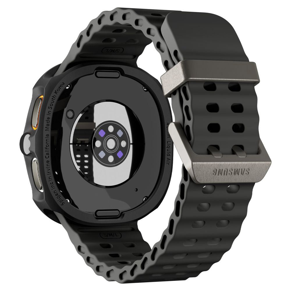 Husa Spigen Liquid Air pentru Samsung Galaxy Watch8 44mm, Neagra Mata ACS09839