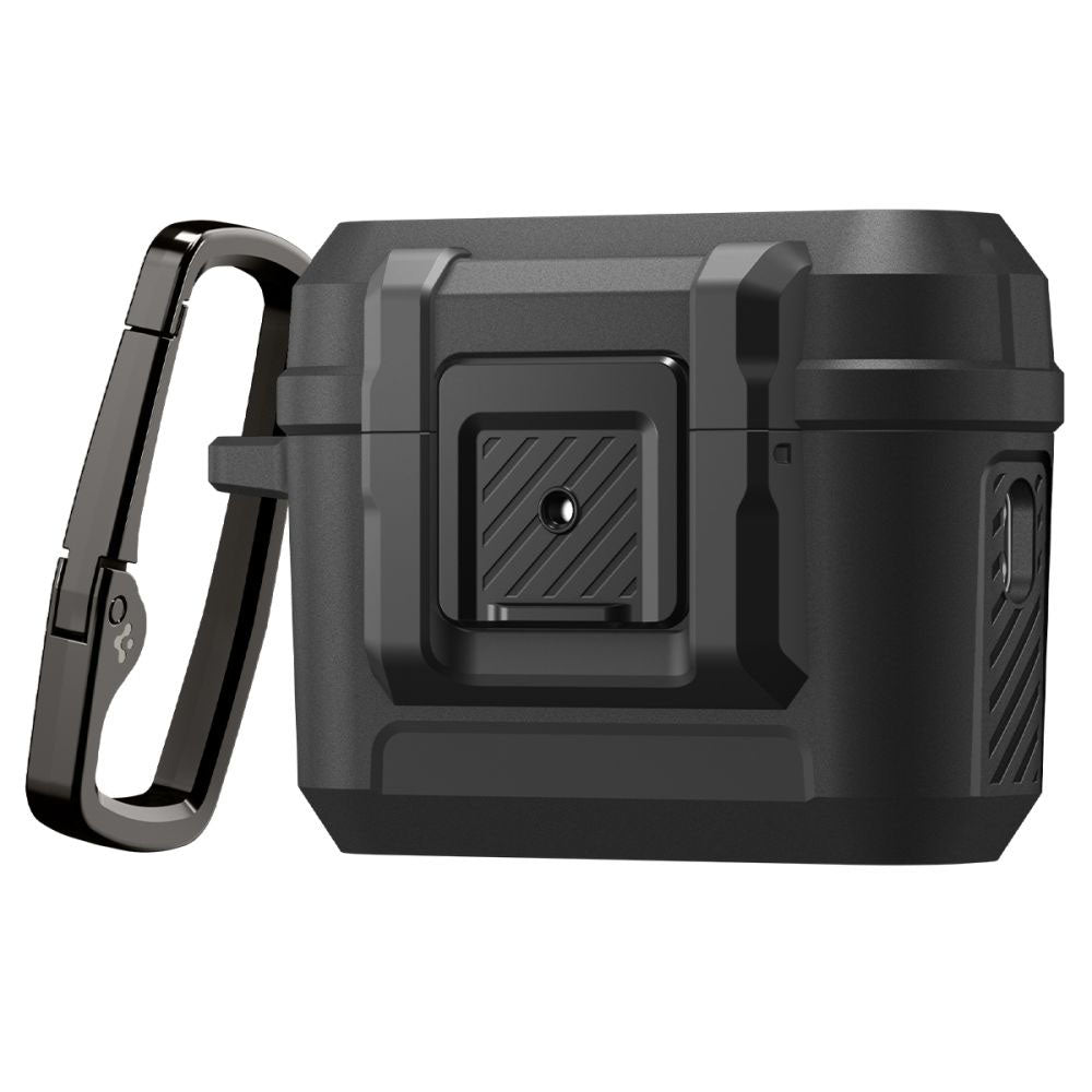 Husa Spigen Lock Fit pentru Apple AirPods Pro 3, Neagra Mata ACS09825
