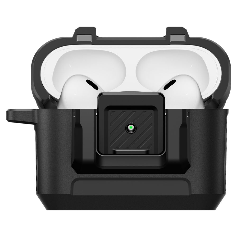 Husa Spigen Lock Fit pentru Apple AirPods Pro 3, Neagra Mata ACS09825