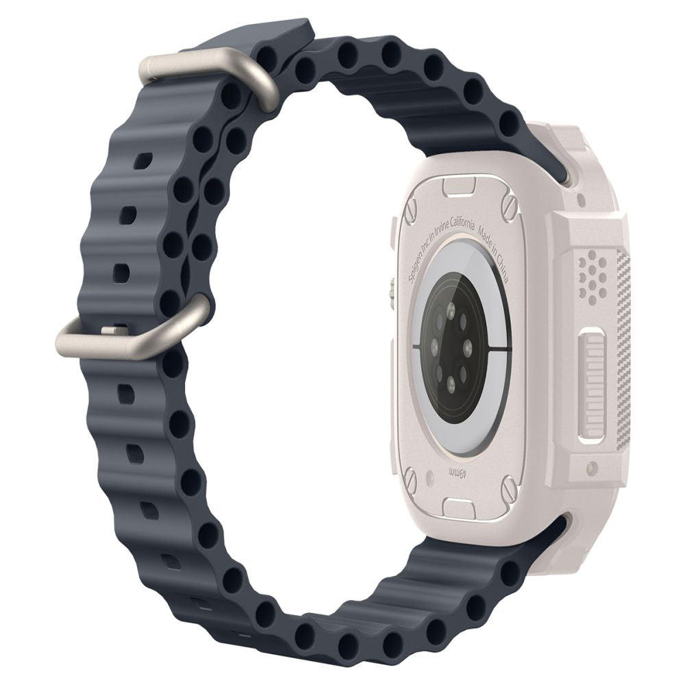 Husa Spigen Rugged Armor pentru Apple Watch Ultra Series, Bej ACS07381