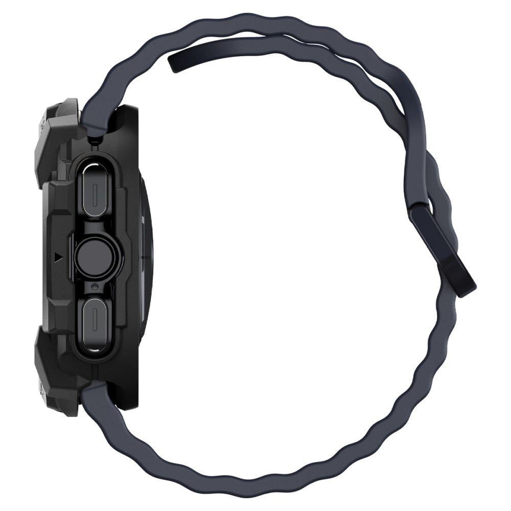 Husa Spigen Rugged Armor pentru Samsung Galaxy Watch Ultra, Neagra ACS08426