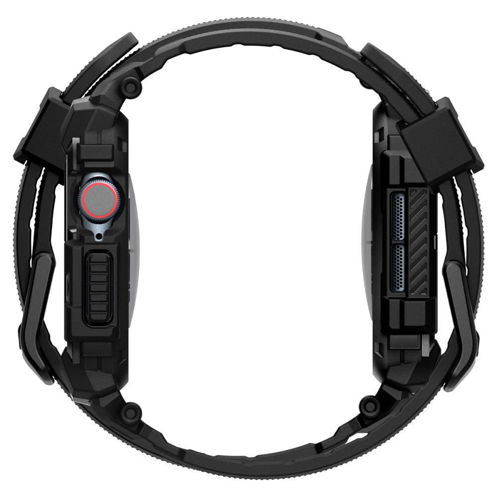 Husa Spigen Rugged Armor Pro pentru Apple Watch Series 10 42mm, Neagra Mata ACS08591