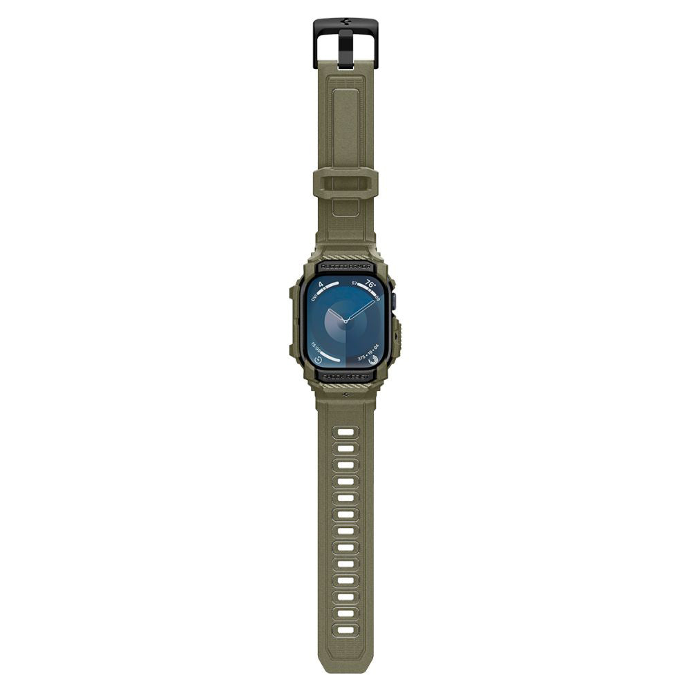 Husa Spigen Rugged Armor Pro pentru Apple Watch Series 10 46mm, Kaki ACS08608
