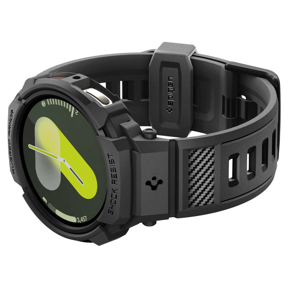 Husa Spigen Rugged Armor Pro pentru Samsung Galaxy Watch9 / Watch8 40mm, Neagra Mata ACS10005