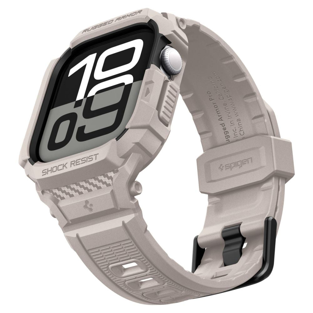 Husa Spigen Rugged Armor Pro V2 pentru Apple Watch Series 10 / 11 42mm, Bej