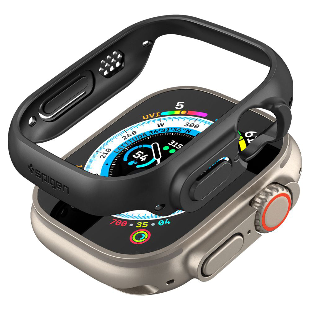Husa Spigen Thin Fit pentru Apple Watch Ultra Series, Neagra ACS05458