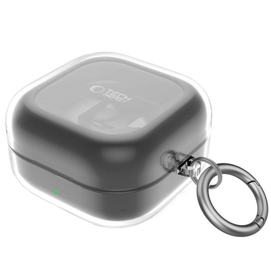 Husa Tech-Protect Flexair pentru Samsung Galaxy Buds4 / Buds4 Pro, Transparenta
