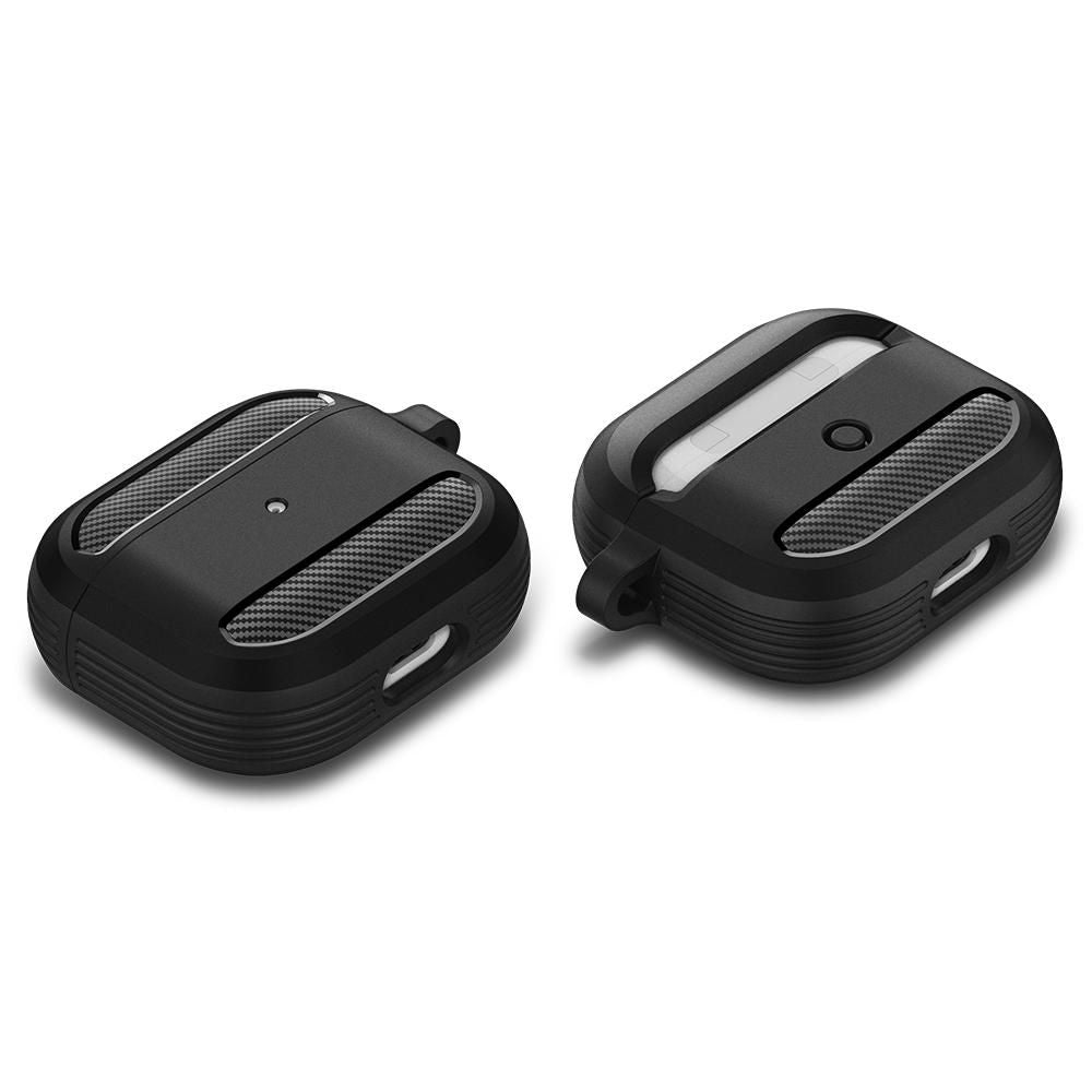 Husa Techsuit Carbon pentru Apple AirPods 3, Verde
