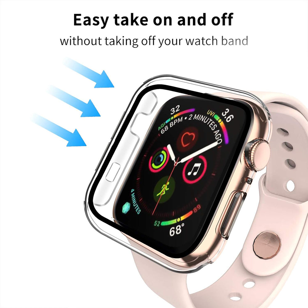Husa Techsuit Defense360 Pro pentru Apple Watch 38mm Series, Transparenta