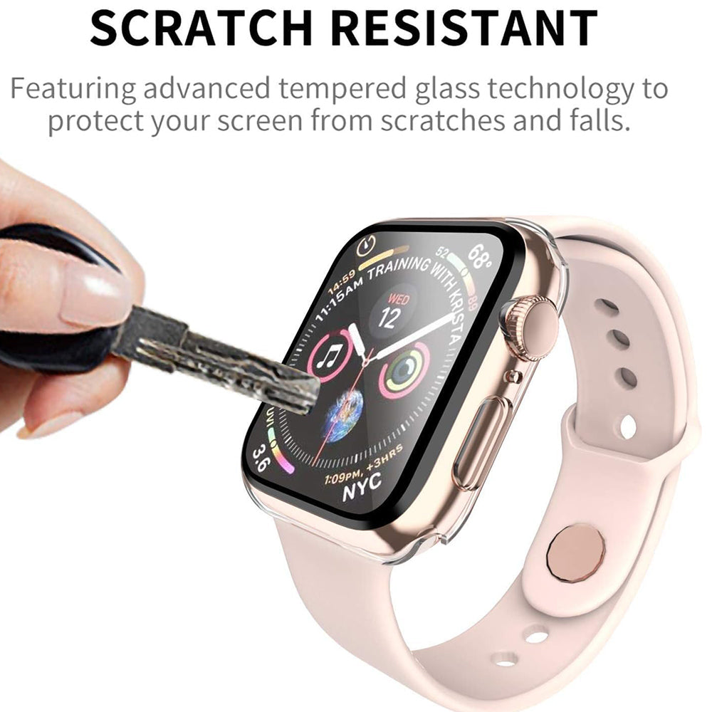 Husa Techsuit Defense360 Pro pentru Apple Watch 38mm Series, Transparenta