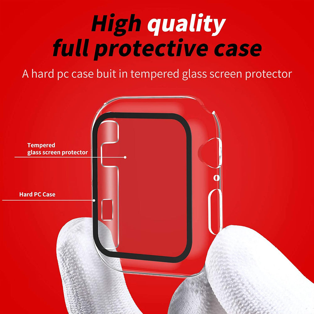 Husa Techsuit Defense360 Pro pentru Apple Watch 38mm Series, Transparenta
