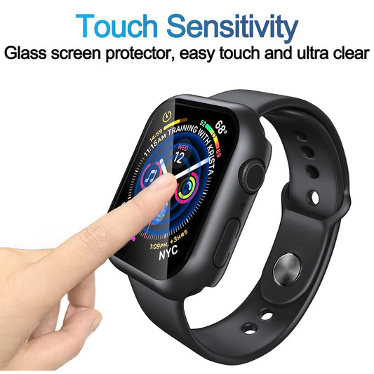Husa Techsuit Defense360 Pro pentru Apple Watch 7 45mm Series, Neagra