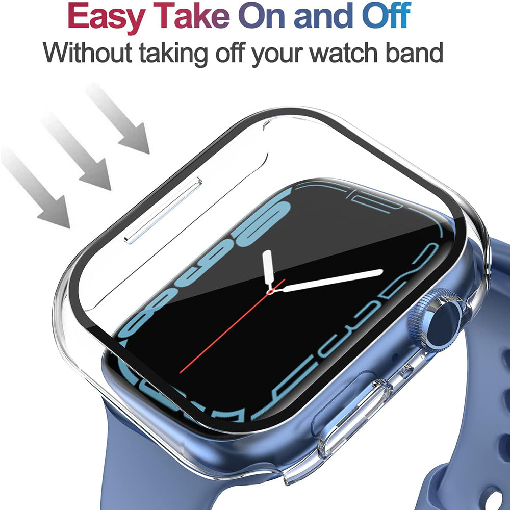 Husa Techsuit Defense360 Pro pentru Apple Watch 7 45mm Series, Transparenta