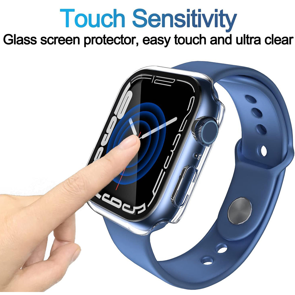 Husa Techsuit Defense360 Pro pentru Apple Watch 7 45mm Series, Transparenta