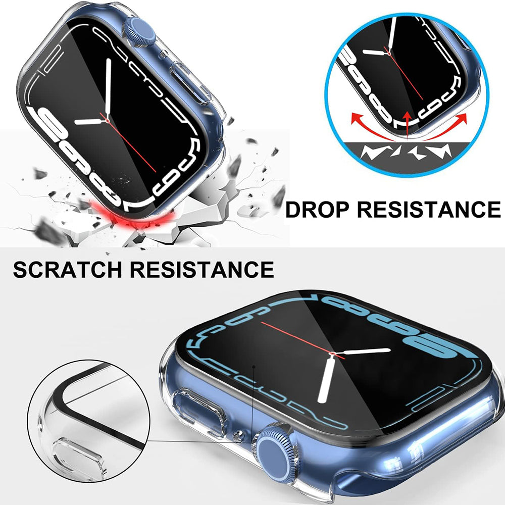 Husa Techsuit Defense360 Pro pentru Apple Watch 7 45mm Series, Transparenta