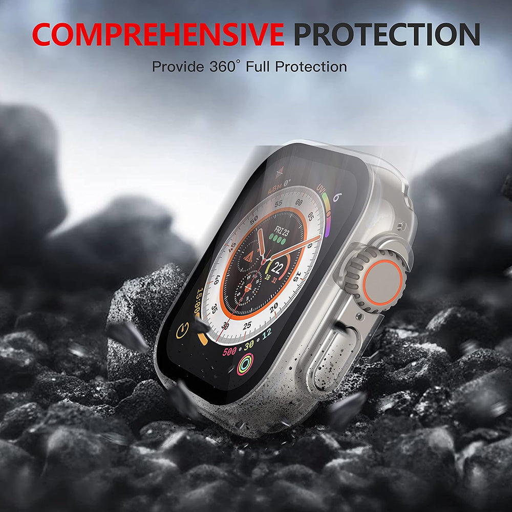 Husa Techsuit Defense360 Pro pentru Apple Watch Ultra Series, Transparenta