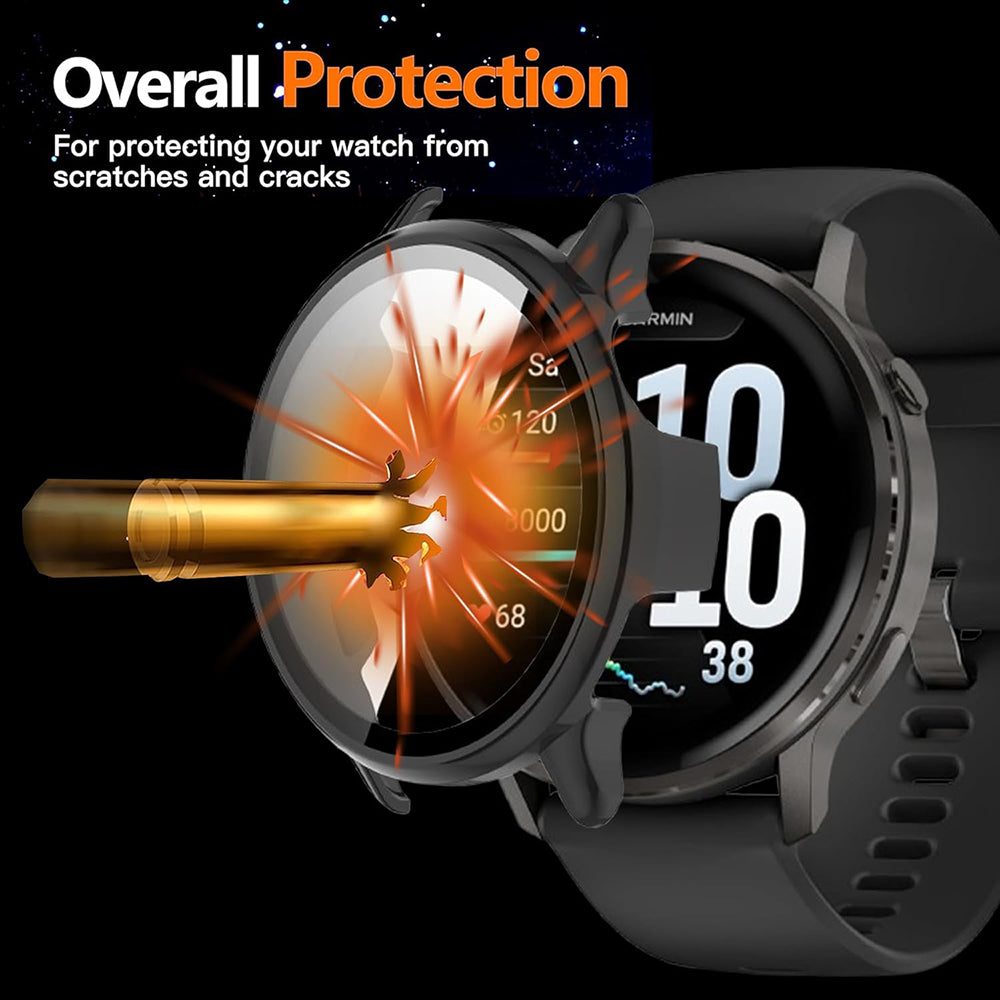 Husa Techsuit Defense360 Pro pentru Garmin Venu 4 45mm, Bej