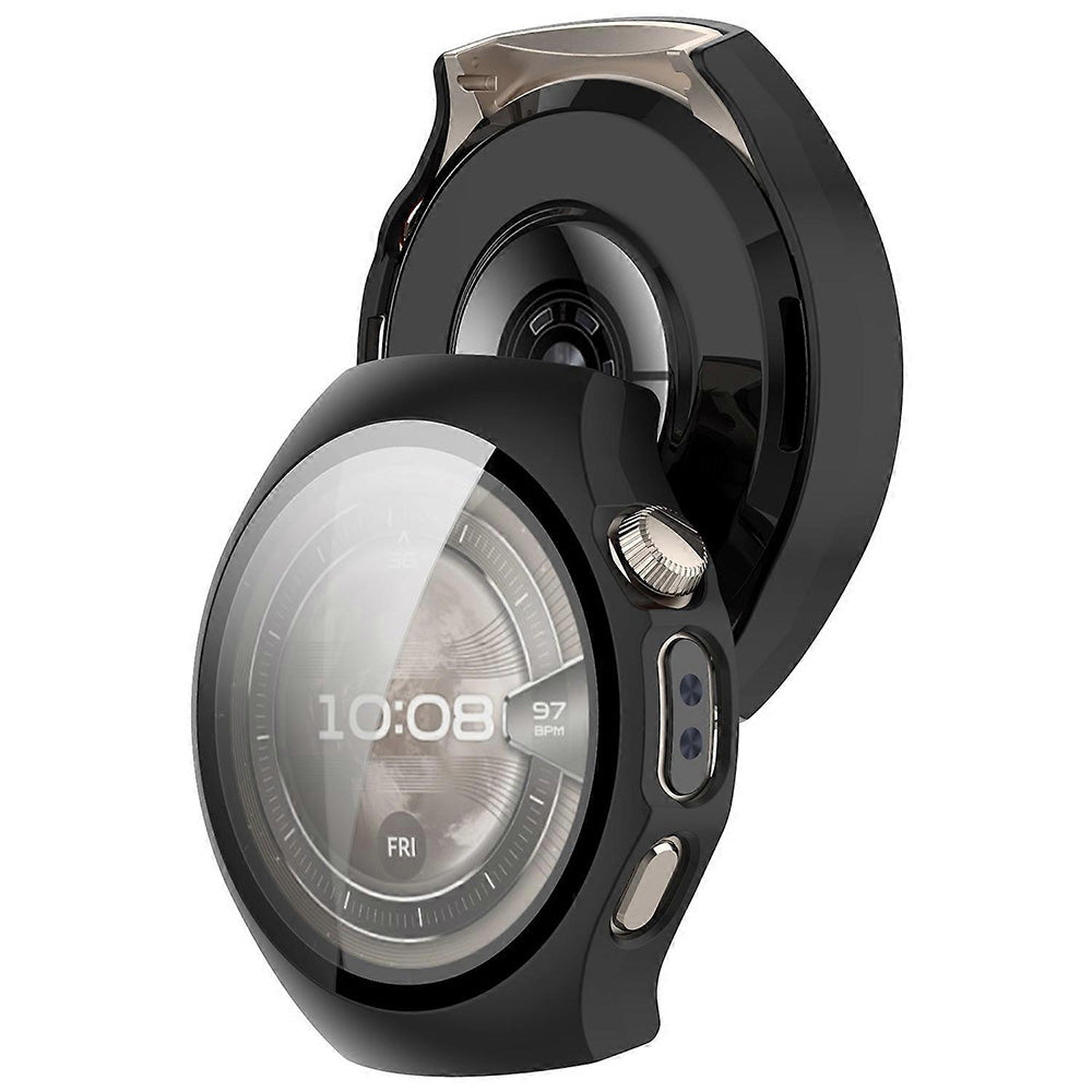 Husa Techsuit Defense360 Pro pentru Huawei Watch 5 42mm, Neagra