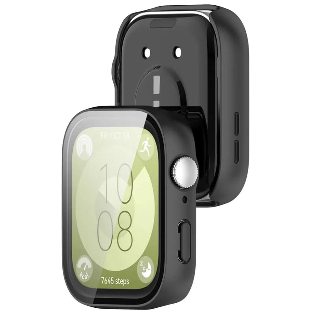 Husa Techsuit Defense360 Pro pentru Huawei Watch Fit 3, Neagra