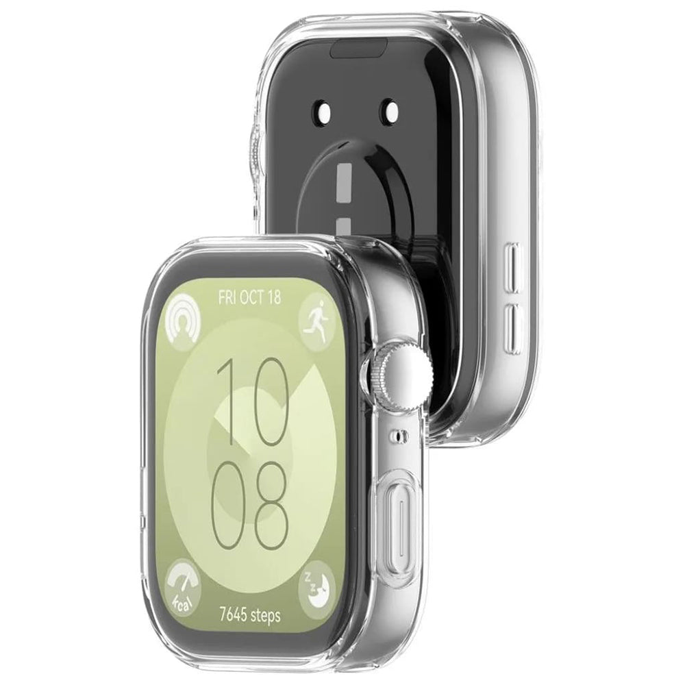 Husa Techsuit Defense360 Pro pentru Huawei Watch Fit 3, Transparenta