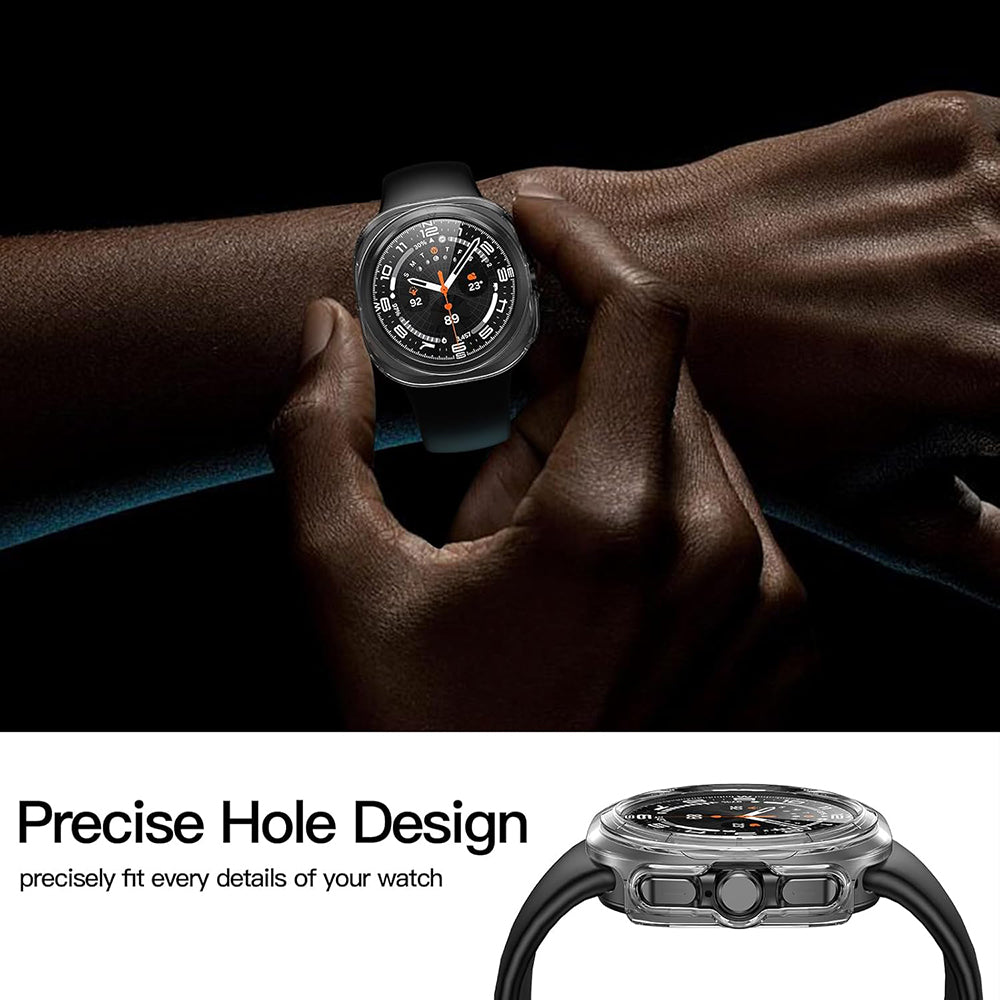Husa Techsuit Defense360 Pro pentru Samsung Galaxy Watch Ultra, Transparenta