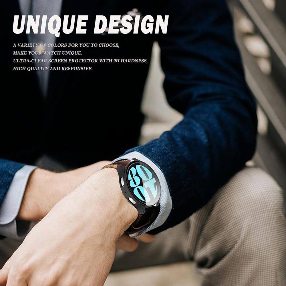 Husa Techsuit Defense360 Pro pentru Samsung Galaxy Watch6 44mm, Neagra