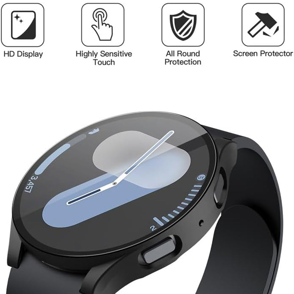 Husa Techsuit Defense360 Pro pentru Samsung Galaxy Watch7 44mm, Neagra