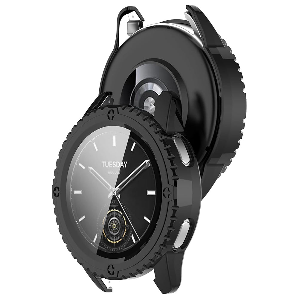 Husa Techsuit Defense360 Pro pentru Xiaomi Watch S3, Neagra