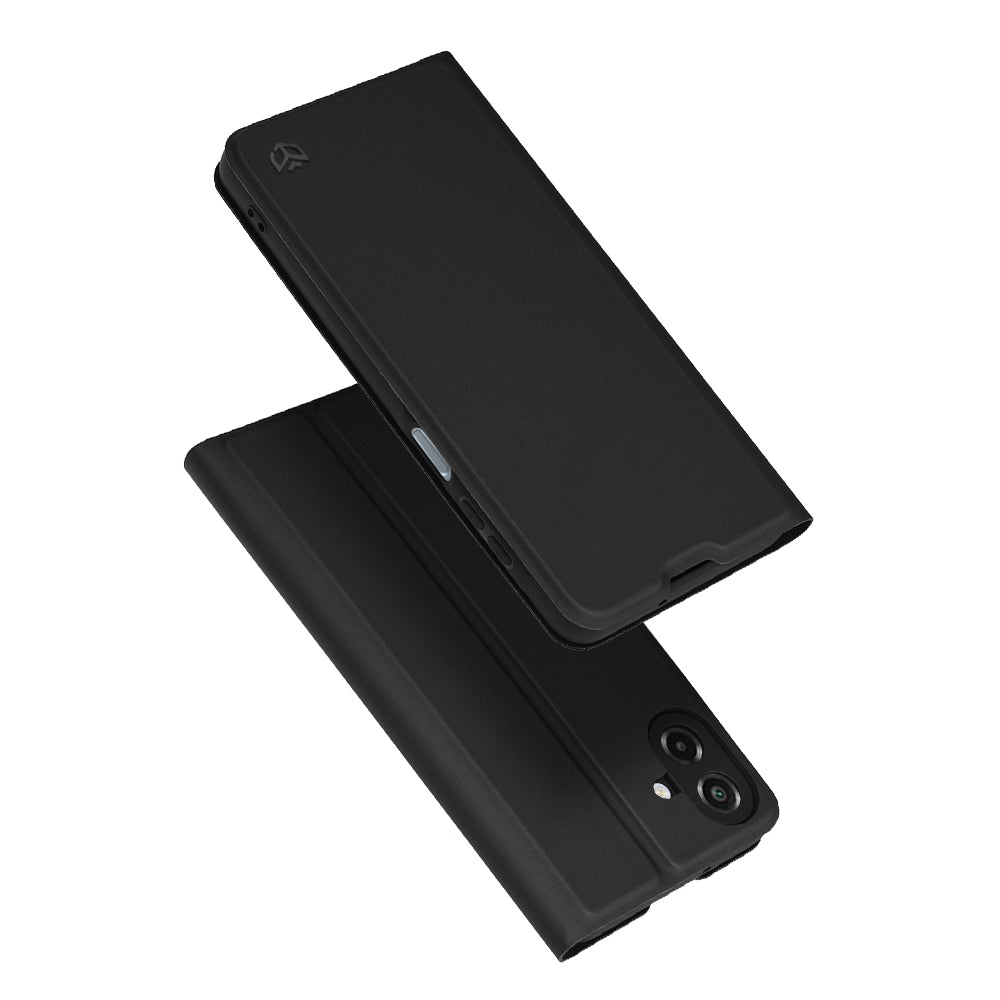 Husa pentru Samsung Galaxy A07 4G A075, Techsuit, Magskin Book, Neagra