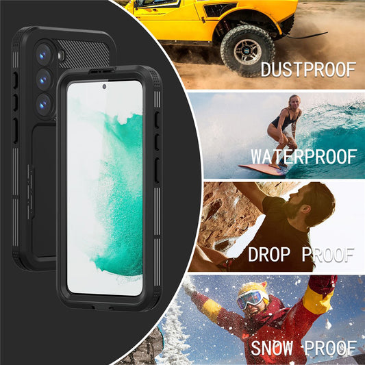 Husa Waterproof pentru Samsung Galaxy S26 Plus, ShellBox, Neagra