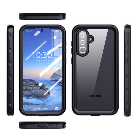 Husa Waterproof pentru Samsung Galaxy A26 A266, ShellBox, Neagra