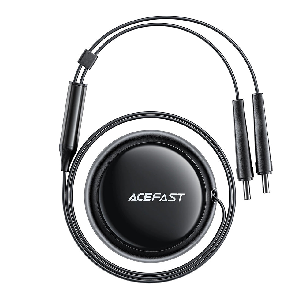Incarcator Auto Cu Cablu USB-C Acefast B13, 53W, 3A, 1 x USB-A, Negru