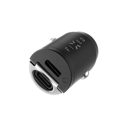 Incarcator Auto Fixed, 30W, 3A, 2 x USB-C, Negru