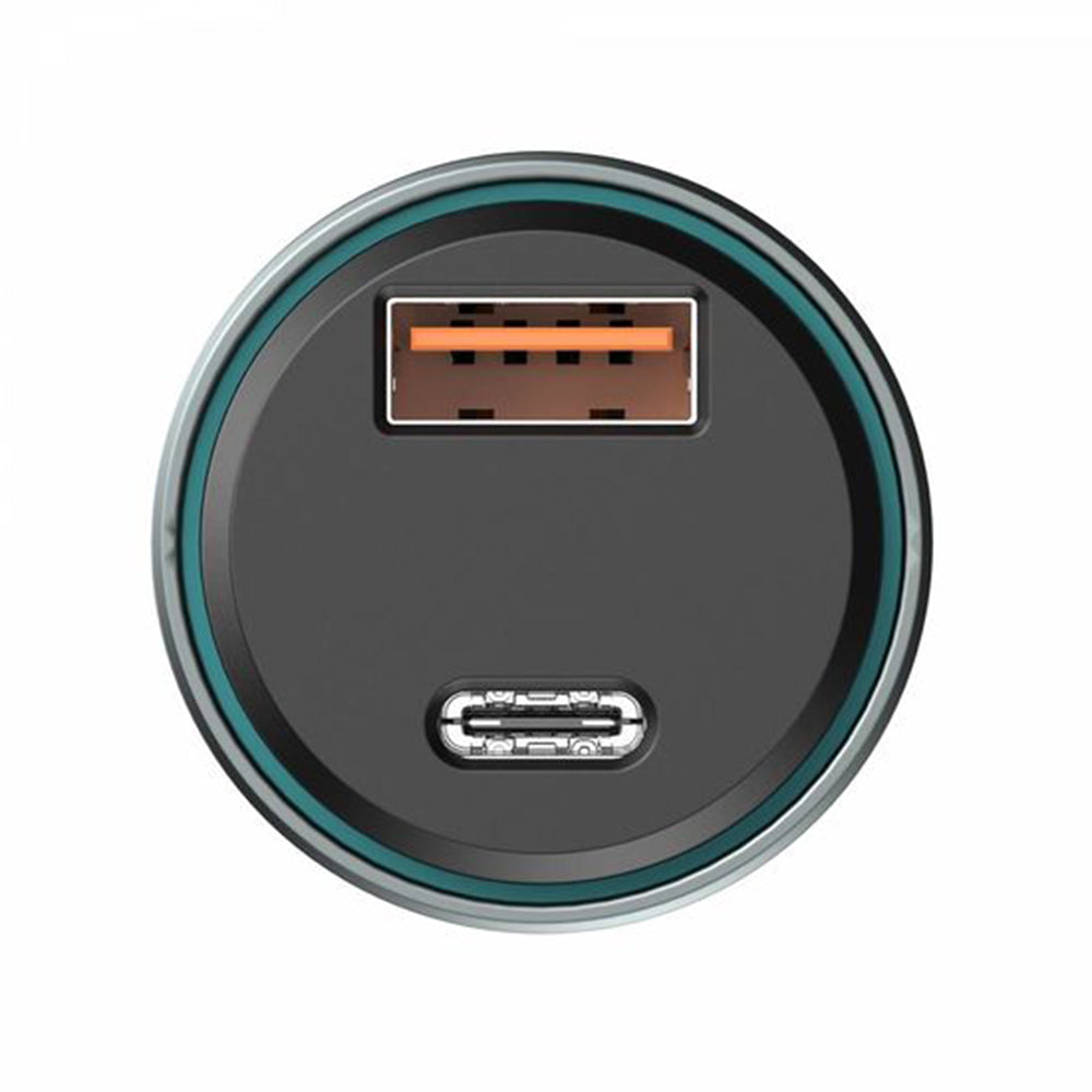 Incarcator Auto HAVIT CC2017, 45W, 3A, 1 x USB-A - 1 x USB-C, Negru Albastru