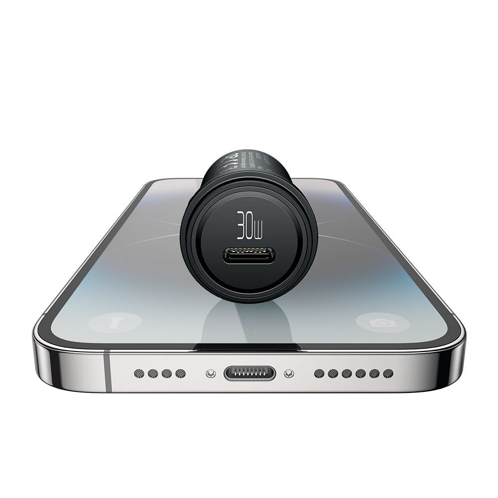 Incarcator Auto McDodo CC-7491 Obsidian, 30W, 3A, 1 x USB-C, Negru