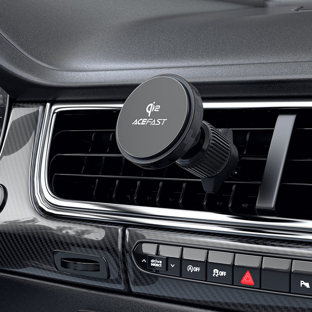Incarcator Auto Wireless Acefast D33, 15W, 1.67A, Negru