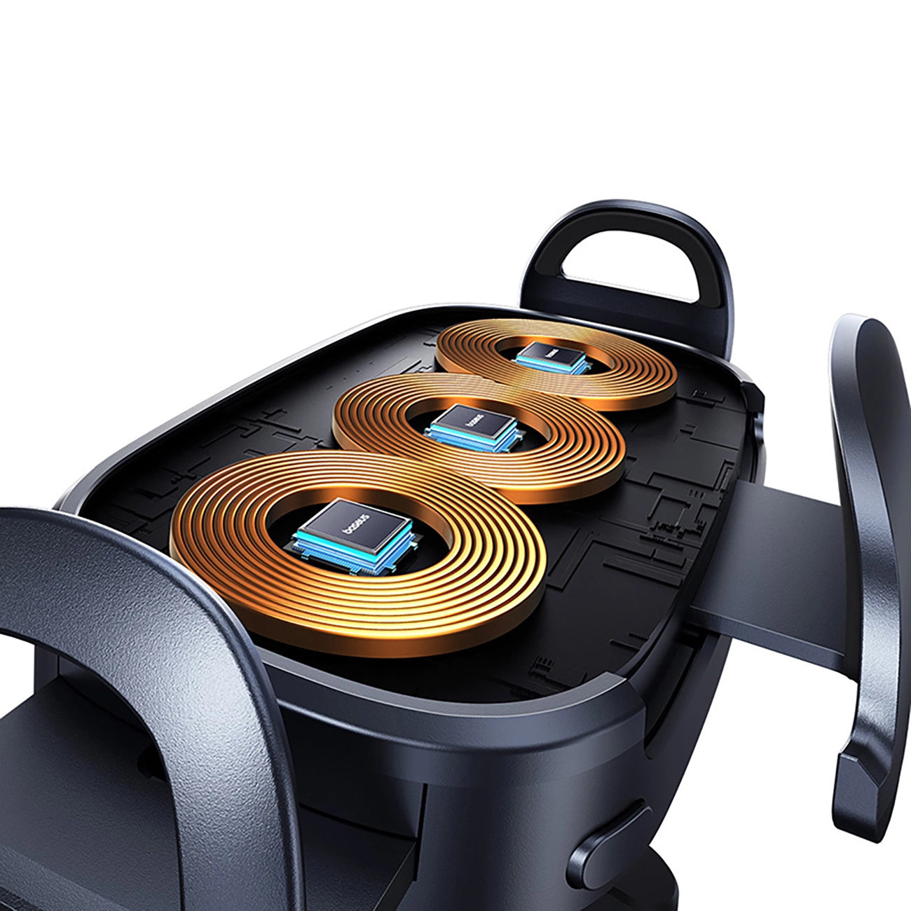 Incarcator Auto Wireless Baseus LightChaser, 15W, 1.67A, Negru, Resigilat C40355901111-00