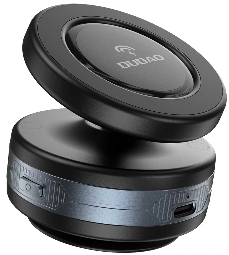 Incarcator Auto Wireless Dudao F24Max, 15W, 1.67A, Negru