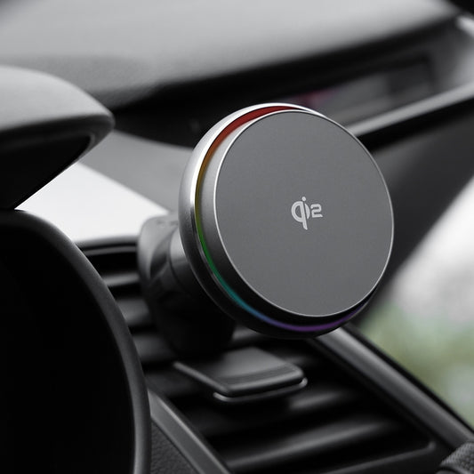 Incarcator Auto Wireless Proove Icecore, 15W, 1.67A, Gri WHIC15002003