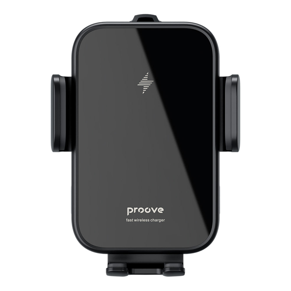 Incarcator Auto Wireless Proove Triple Clamp, 15W, 1.67A, Negru WHTC15010001