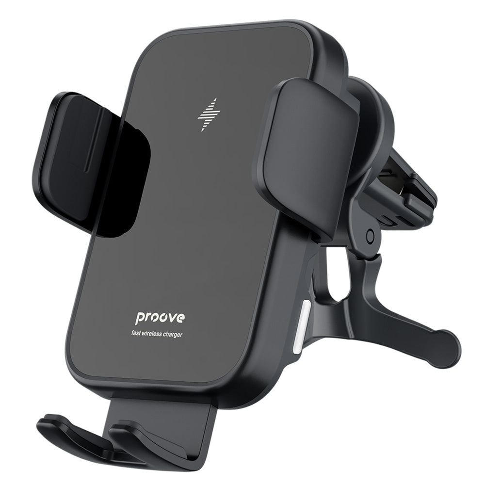 Incarcator Auto Wireless Proove Triple Clamp, 15W, 1.67A, Negru WHTC15010001
